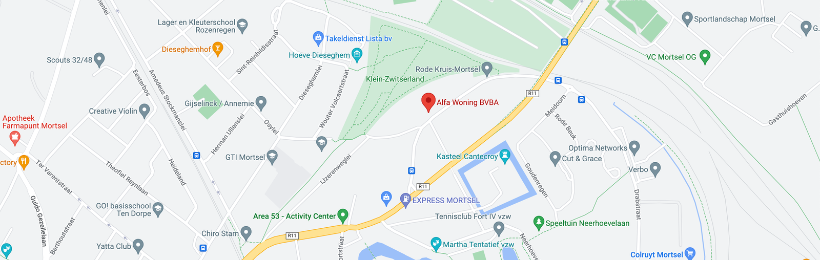 Alfa Woning BVBA location on google maps